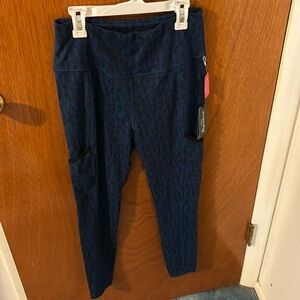 NWT Jofit size S side pocket tights with back pockets too. Navy and black